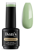 Dan's Nails Rubber Base Gel Polish Coat (Green Grove Groove)