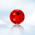 Novani Dark Red Rhinestones 1440pcs Flat Back Round Rhinestone Style 2088 Sparkly Crystal Gemstones for Nail Art and Crafting SS16,3.8-4.0mm