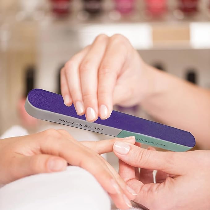 Nail Files and Buffers,Nail Buffer Block,Buffer Nail File and Set,Reusable 7 Way and 180/240 Grit Nail File