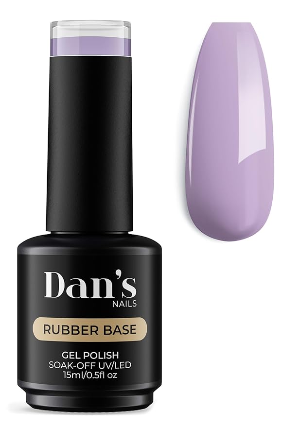 Dan's Nails 15ml Purple Paradise Prism Summer Rubber Base Gel Coat Set | Soak off UV/LED Lamp Professional Manicure