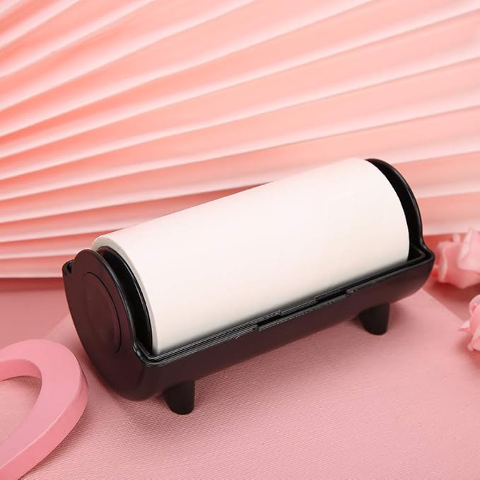 Nail Stamper Oil Absorbing Sheet Paper – Black DIY Manicure Tool for Clean Pattern Transfer, compatible with PUEEN/Rectangle/Jelly Nail Stamping Plates & Polish