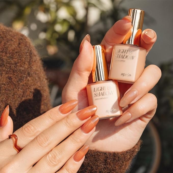 APRÉS Light and Shadow 40 Sheer Gel Couleur Nail Polish Collection, Set of 10 10ml (Fall - Clouds Roll In, 10 pcs)