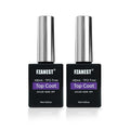 FZANEST Gel Top Coat HEMA-Free, No Wipe Top Coat Nail Polish Smooth High Shine Gel Finish Soak Off UV LED