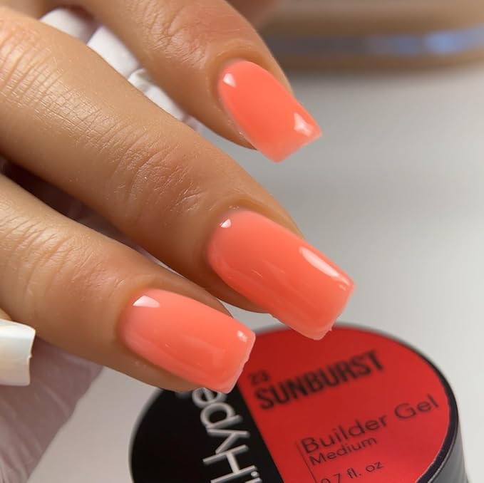 IN.HYPE UV/LED Professional Hard/Builder Gel for Nail Extension/Strengthening/Overlays File Off