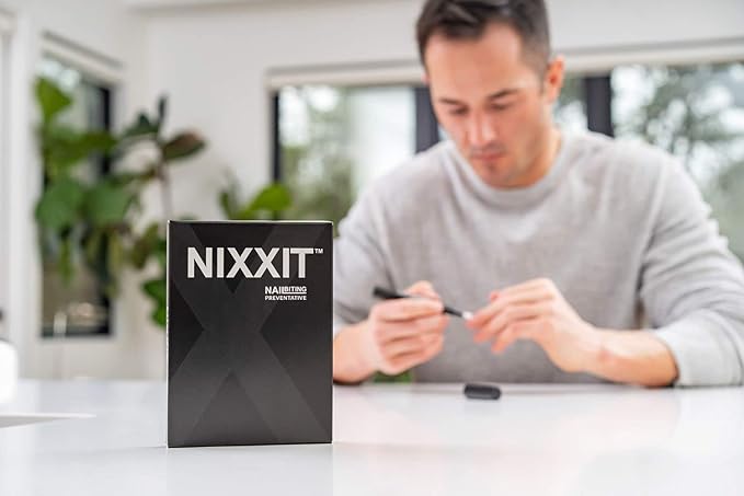 NIXXIT Nail Biting Treatment for Children and Adults - Stop Nail Biting Pen and Thumb Sucking for Adults & Kids - Non Glossy Bitter Taste - Safe & Effective Solution - USA Made
