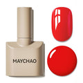 MAYCHAO 15ML Gel Nail Polish 1Pc Red Gel Polish Soak Off UV LED Nail Polish Nail Art Starter Manicure Salon DIY at Home, 0.5 OZ