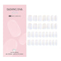 Dashing Diva Glaze Effects Nail Strip Set - Iridesci - Long Lasting, Chip Resistant, Semi-Cured Gel Nails - 4-Piece Manicure Set with 32 Strips