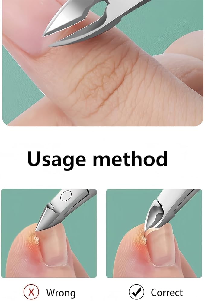 Fine Edge Cuticle Trimmer & Nippers, Scissors, Nail Clippers Non-slip Silicone Handle Carbon Steel Nail Tools for Precise Removal, Durable Washable Cuticle Cutter & Remover (Rose-Color 1PC)