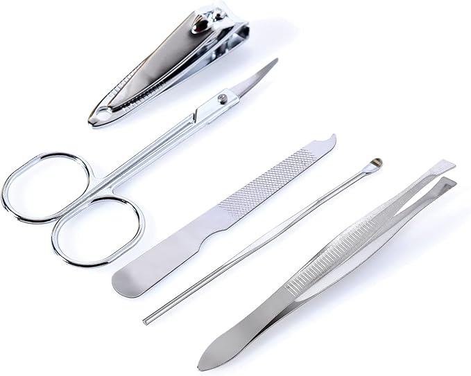 Manicure Sets Polka Dot Flip Flop Nail Clippers Nail Kits for Girls Birthday Party Supplies Pack of 8
