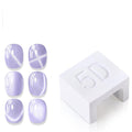 SAVILAND One-Step Cat Eye Magnet: Powerful 5D Nail Magnet Multifunctional White Cateye Magnet for Nails with Round Magnetic Bead for Wide Glass Bead French Cat Eye Effect DIY Nail Art Home