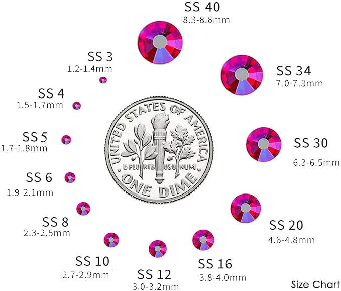 1440 Pieces SS20 Siam AB Hotfix Rhinestones Flatback Round Crystal Glass Rhinestones Gems for Crafts Nail Face Art Clothes Shoes Bags DIY