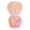 Nail Art Dust Powder Remover Cleaner Brush, Nail Art Dust Cleaning Brush Soft Kabuki Brush for Makeup & Acrylic Gel Nails (Pink)