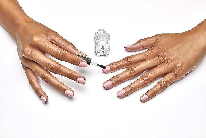 Essie Base Coat & Top Coat Set, Strong Start Strengthener Base Coat + Speed Setter Fast-Drying Top Coat, Gifts For Women And Men, 0.46 Fl Oz Each