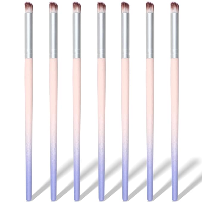 7pcs Ombre Nail Brush Set – Wooden Handle Gradient Nail Art Pens for Gel Polish & Acrylic Design