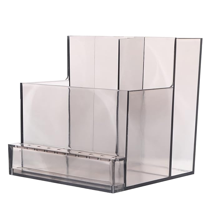 2pcs Nail Art Polisher Holder Manicure Grinding Rack Storage for Nail Drill Bits Easy to Clean Display Box Design