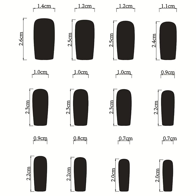 Square Press on Nails Medium Fake Nails with Designs White Flower Stick on Nail Rhinestone Acrylic False Nail French Glossy Artificial Nail Full Cover Glue on Nails for Women