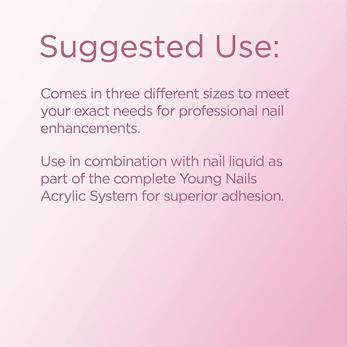 Young Nails Acrylic Cover Powder, Rosebud, 45 Gram (Pack of 2)