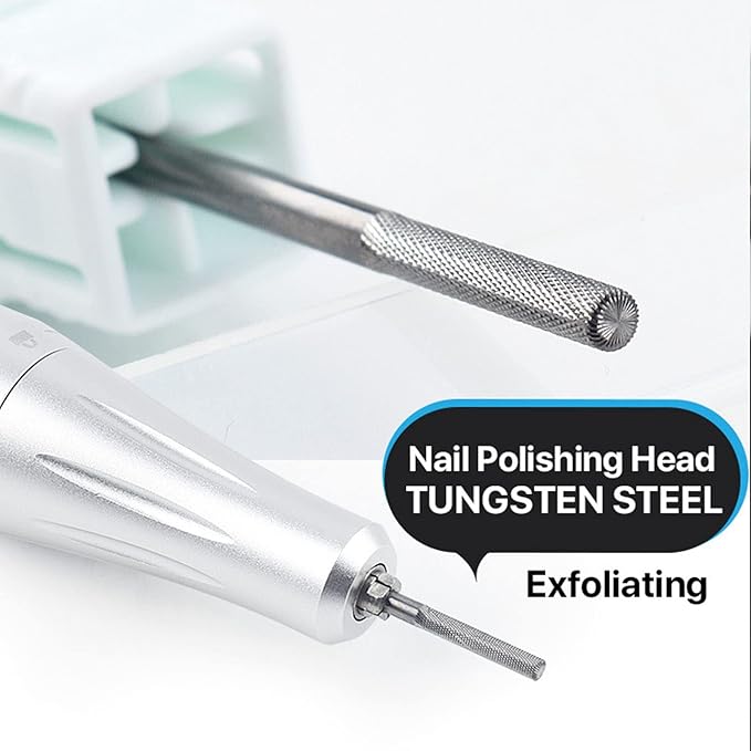 Nail Drill Bit, Nail Cuticle Drill Bit Replaceable Remove Nail Glue High Strength for Nail Technician