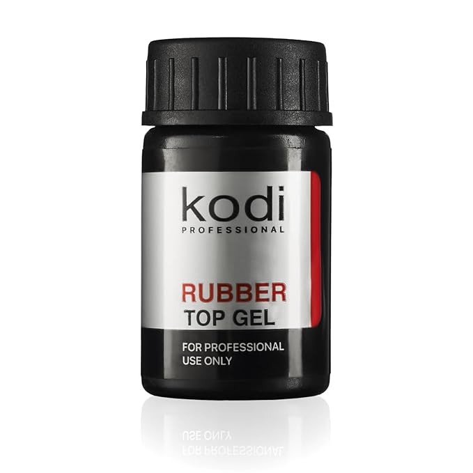 Professional Rubber Top & Base Gel Set By Kodi | 14ml 0.49 oz | Soak Off, Polish Fingernails Coat Kit | For Long Lasting Nails Layer | Easy To Use, Non-Toxic & Scentless | Cure Under LED Or UV Lamp