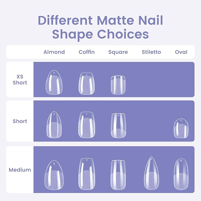 Medium Almond Nail Tips: 240PCS Soft Gel Clear Almond Pre-Shaped Nails Tips with Nail Stand, 12 Sizes Full Cover Fake Press on Nails for Acrylic Nail Tip Home DIY Salon Nails