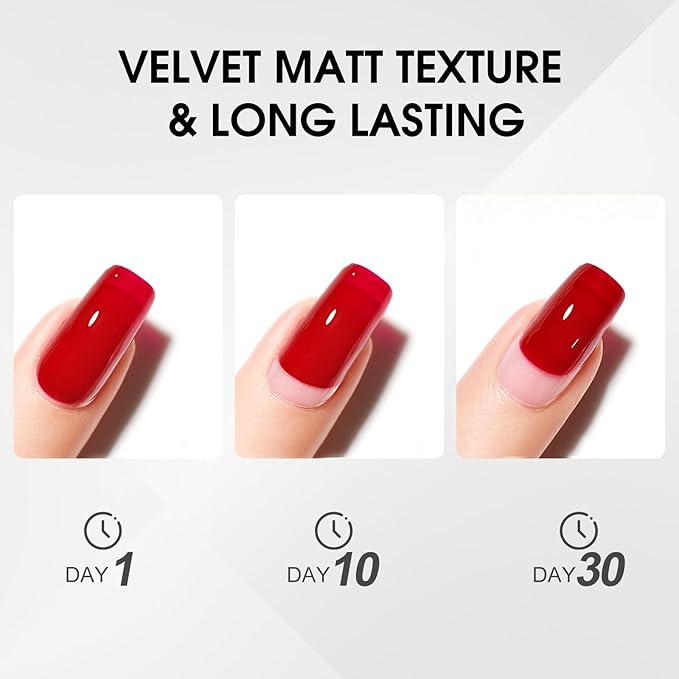 CANNI 2 Pcs No Wipe Matte Top Coat and Glossy Gel Top Coat Set- High Shiny Long Lasting Clear Gel Nail Polish Kit, Soak Off Nail Art Home and Professional Manicure
