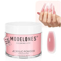 Modelones Acrylic Powder, 4.23oz Upgraded Cover Pink Nail Acrylic Powder for Nail Art 3D Carving French Nails Extensions, Non-Yellowing, Valentines Day Gifts for Women