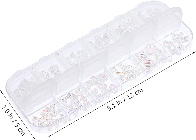 Beaupretty 120pcs Bear and Butterfly Nail Charms for Nail Art Decoration Resin for Craft Projects for Manicure and Creative Designs