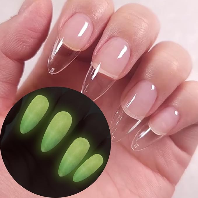 Glow in the dark Clear Gel Polish 10ML semi-clear jelly gel glow lemon-yellow for nail art design (GP66fCLY)