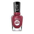 Sally Hansen Miracle Gel Salon Quality Nail Polish | Gel-Like Formula, Two-Step System, No UV Light Needed, Long Lasting | Opaque, Glossy | 496 Beet, Pray, Love | Berry Red Nail Color