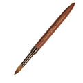 100% Pure Kolinsky Hair Acrylic Nail Brush Sandalwood Handle Professional Manicure Brushes for Powder Nail Acrylic Application - Salon & DIY Nail Art Essentials - Size 8, 1.0 Count