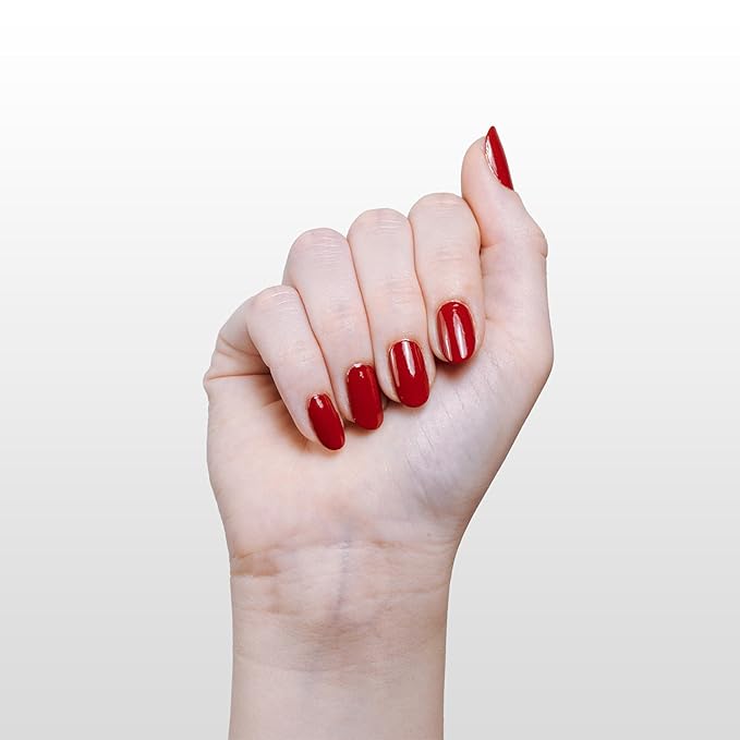 Dazzle Dry Mini Kit 4 Step System - Ember - A burnt red with subtle orange undertones. Full coverage shimmer. (5 Piece Kit / 5 Manicures)