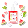 CHUCHU Nail Cuticle Oil Strengthener - Watermelon Scent Repair Growth Moisturizing Treatment - Natural Jojoba Vitamin B & E for Dry Cracked Nails