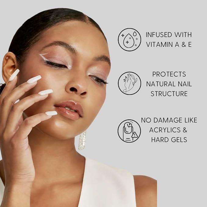 Orly GELFX Builder in a Bottle Colors | Self leveling all-in-one formula for nail extensions (Milky White)