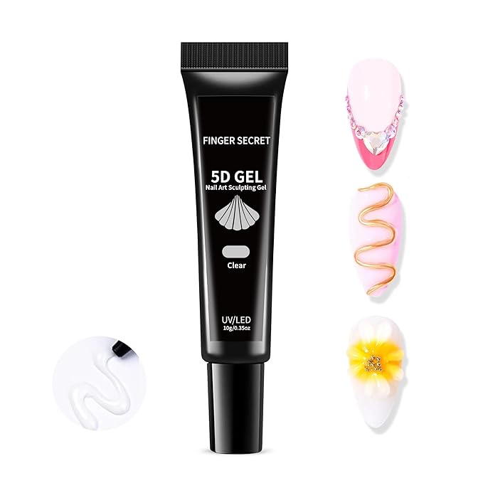 5D Nail Art Sculpting gel Kit-10g/0.35floz Unleash Your Creativity in Nail Art Sculpting 5D Nail Gel Dimensional NailS Arti designs Ideal for both professional and Home DIY