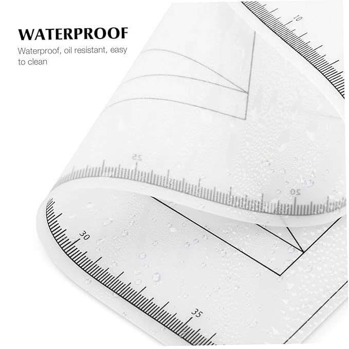 Beaupretty Acrylic Nail Training Mat, Manicure Art Practice Mat Silicone Trainer Sheet Practice Pad Nail Tool for Acrylic Fingernails