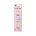 Dashing Diva Glaze Nail Strip Set - Buda-Zest - Long Lasting, Chip Resistant, Semi-Cured Gel Nail Strips - Summer Gel Set - 4-Piece Manicure Kit with 32 Strips