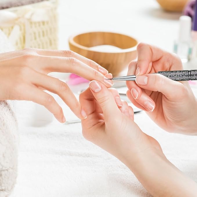 Nail Art Brushes Set Nail Art Design Pen Painting Tools with Nail Extension Gel Brush,Nail Polish Brush, Builder Nail Gel Brush, Nail Art Liner Brush for Salon Gift for Girls Women (Diamond)