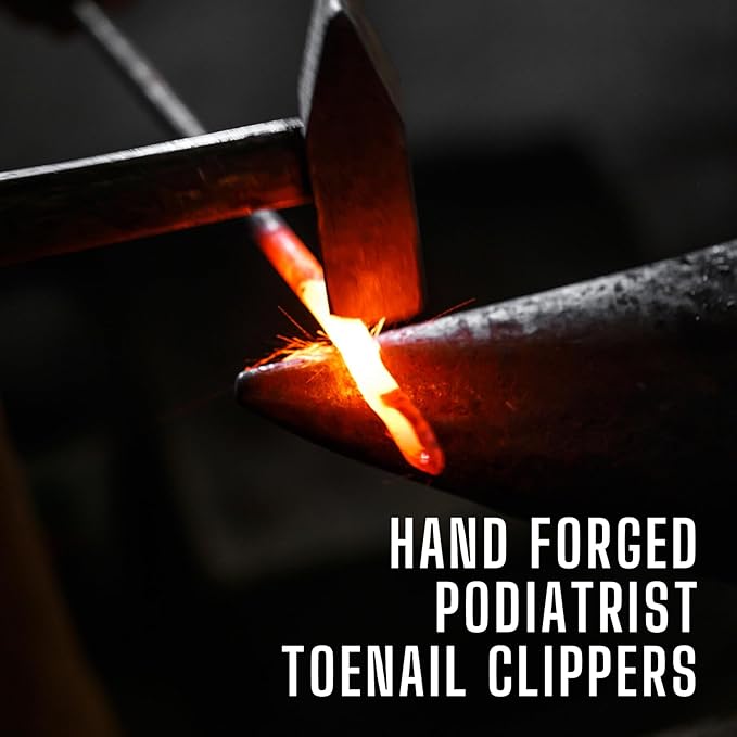 Toenail Clippers for Thick Nails for Seniors | Podiatrist Surgical-Grade Steel | Sharp Curved Blade & Non-Slip Handle | Toenail Clippers for Ingrown&Thick Toenails alicates para uñas de pies