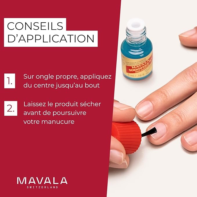 MAVALA Scientifique K+ Keratin Hardener Strengthener | Protect Nails | Avoid Breaking and Splitting | Supports Natural Keratinization | Multi-color, 0.16 Fl Oz