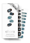 ohora Semi Cured Gel Nail Strips (N Stay Wild) - Works with Any Lamps, Salon-Quality, Long Lasting, Easy to Apply & Remove - Includes 2 Prep Pads, Nail File & Wooden Stick