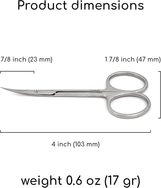 Professional Cuticle Scissors Maluk Large