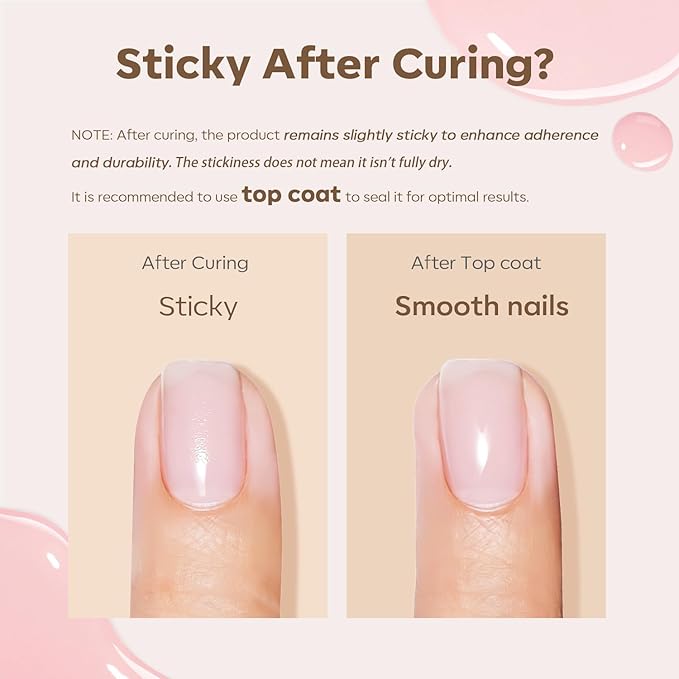 modelones Builder Nail Gel, Base Colors 8-in-One Jelly Caramel Brown Nude Pink Clear Builder Nail Gel Polish for Hard Extension Rubber Lamp Cured 6 Colors