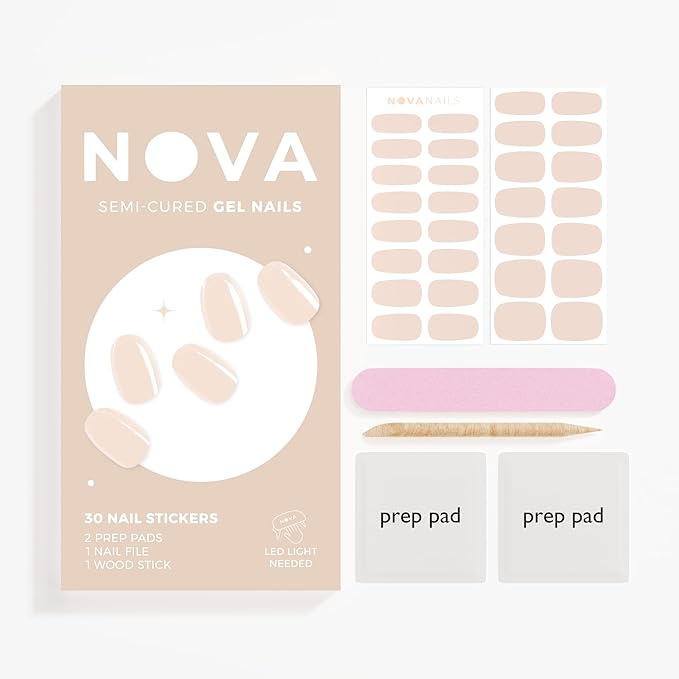 Semi Cured Gel Nail Strips (Bare Necessity)
