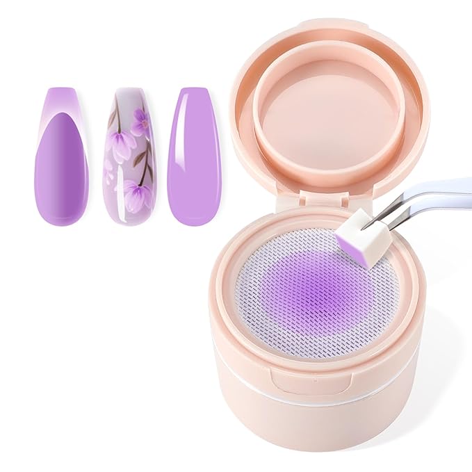 Cushion Gradient Painting Gel, Ombre Nails Aura Nails Full Coverage Precise Control of Each StrokeLong Lasting French Manicure Soak Off UV LED DIY Nail Art (03)