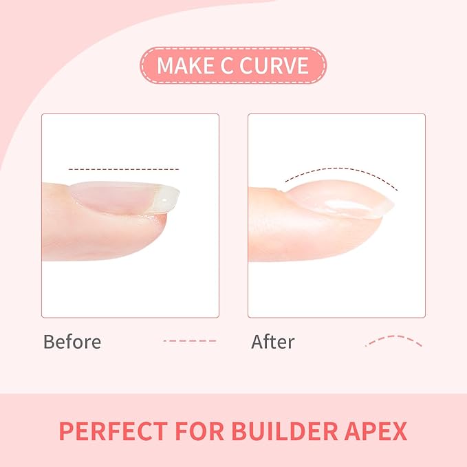 JODSONE Builder Gel for Nails,4Pcs 10ML Builder Gel Set, Nail Apex and Extension Strengthener Hard Need to Cured by Nail Lamp,Clear White Pink Brown