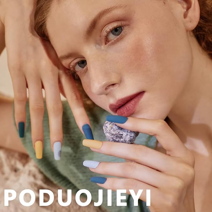 Flower Press on Nails Medium Almond Fake Nails with 3D Pearl Rhinestones Design Hibiscus Floral False Nails Glossy Pink Yellow Gradient Acrylic glue on Nails Full cover Spring stick on Nails for Women