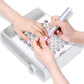 Nail Dust Collector, Cordless Dust Collector Nail Tech, Professional 550PA Vacuum Fan Vent Dust Extractor Quiet Dust Suction Machine for Acrylic Nails Polishing, Nail Salon&Home