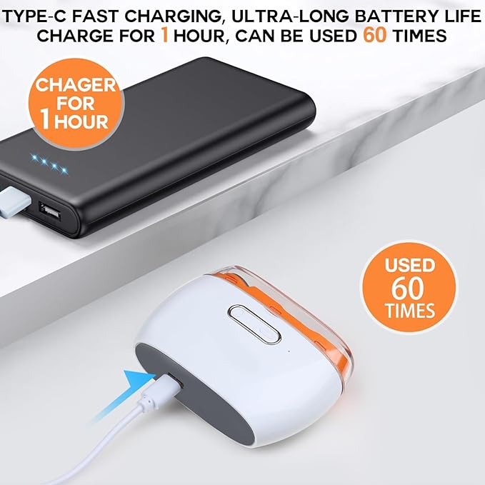 Electric Nail Clipper, 3 in 1 Electric Nail Trimmer and Polisher with LED Light & Clip Storage, USB Rechargeable, 2 Speed Electric Nail File for Baby, Kids, Seniors, Caregivers