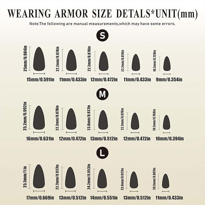 Brown Ombre Press on Nails Butterfly Fake Nails Medium Almond False Nail with Metal Design Silver Glue on Nails Handmade Nail Press ons Y2K Stick on Nail for Women Girls Cool Manicure (S)