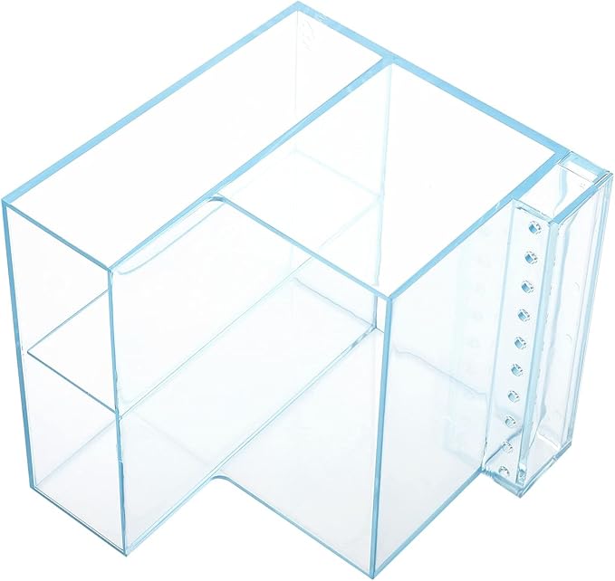 1pc Nail Polishing Machine Holder Translucent Blue Grinding Head Rack for Nail Salon and Diy Use Convenient Organizer for Art Tools Easy Access Storage Base